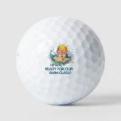 Funny Novelty Water Hole Vorname Golfball (Vorderseite)