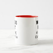 Funny Novelty WORLD'S BEST GOING COMMANDO Zweifarbige Tasse (Mittel)