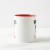 Funny Novelty WORLD'S BEST JAZZ HANDS Zweifarbige Tasse (Mittel)