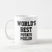 Funny Novelty WORLD'S BEST POTATO PEELER Kaffeetasse (Links)