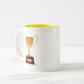 Funny Novelty WORLD'S BEST SPOON CLINKER Zweifarbige Tasse (Vorderseite Links)