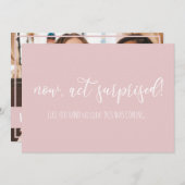 Funny Now Act überrascht, wirst du meine Bridesmai Einladung (Vorne/Hinten)