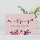 Funny Now Act überrascht, wirst du meine Bridesmai Einladung (Stehend Vorderseite)