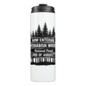 Funny Now Entering I Wishabish Woods Forest Audaci Thermosbecher (Vorderseite)