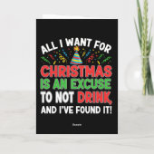 Funny nüber feiertagskarte (Rückseite)