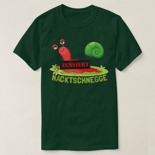 Funny nudibranch slug Fun T-Shirt (Design vorne)