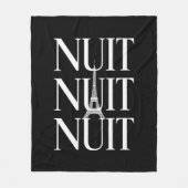 Funny Nuit Nuit Fleecedecke (Vorderseite)