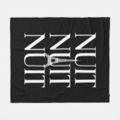 Funny Nuit Nuit Fleecedecke (Vorderseite (Horizontal))