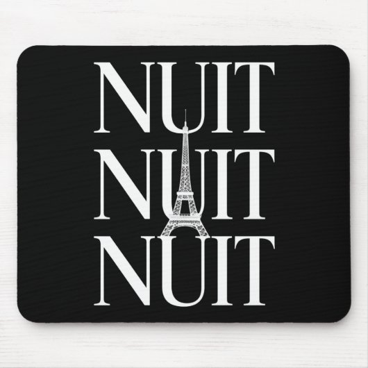 Funny Nuit Nuit Mousepad (Vorne)