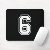 Funny Number 6 67 Meme Costume Matching Group Hall Mousepad (Mit Mouse)