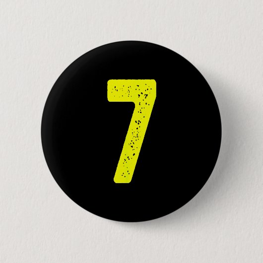 Funny Number 7 67 Meme Costume Matching Group Hall Button (Vorderseite)
