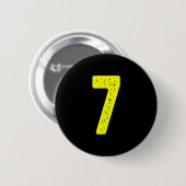 Funny Number 7 67 Meme Costume Matching Group Hall Button (Vorne & Hinten)