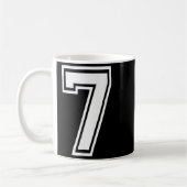 Funny Number 7 67 Meme Costume Matching Group Hall Kaffeetasse (Links)