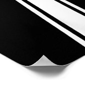 Funny Number 7 67 Meme Costume Matching Group Hall Poster (Ecke)