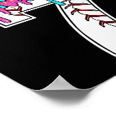 Funny Number 7 Baseball Drip 67 Meme Costume Coupl Poster (Ecke)