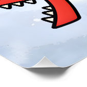 Funny Numbers Math Joke Sticker for Kids Poster (Ecke)