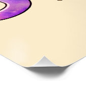 Funny Numbers Maths Poster for Kids UK Classroom (Ecke)