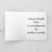 Funny Nun Cards "Got the Job!" (Gail Gabel) Karte (Innenseite)