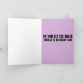 FUNNY NUN CATHOLIC BIRTHDAY OBEY GREETING CARDS KARTE (Innenseite)
