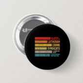 Funny nur ein anderes Mitglied der Lutheran Crime  Button (Vorne & Hinten)