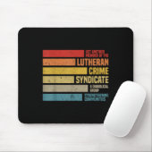 Funny nur ein anderes Mitglied der Lutheran Crime  Mousepad (Mit Mouse)