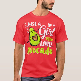 Funny nur ein Mädchen, das Lieben Avocado für Avoc T-Shirt