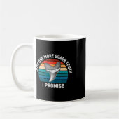 Funny nur noch ein Hai Stand I Versprechen Retro V Kaffeetasse (Links)