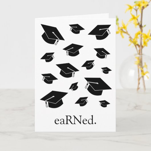 Funny Nurse Abschluss Karte (Gelbe Blume)