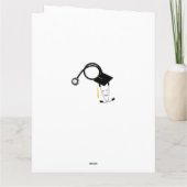 Funny Nurse Abschluss Karte (Rückseite)