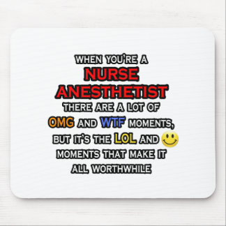 Funny Nurse Anästhesist ... OMG WTF LOL Mousepad