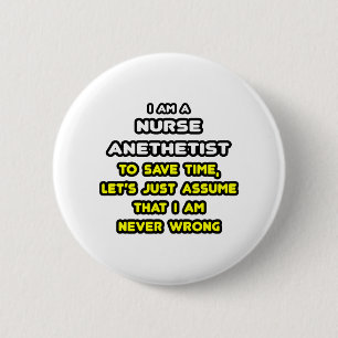 Funny Nurse Anästhesist T - Shirt und Geschenke Button