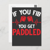 Funny Nurse Cardiology Paramedics Medical Spaß Postkarte (Vorne/Hinten)