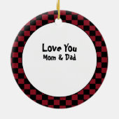 Funny Nurse Cartoon Ethnic Holiday Budget Geschenk Keramik Ornament (Hinten)