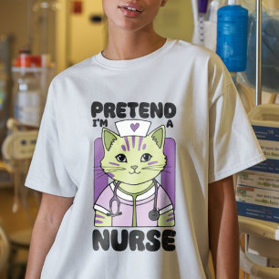 Funny Nurse cat T-Shirt