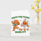 Funny Nurse Christmas, Have You Tried Icing It Karte (Gelbe Blume)