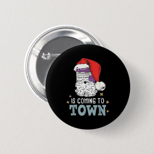 Funny Nurse Christmas Rn Tech Medical Istant Holid Button (Vorne & Hinten)