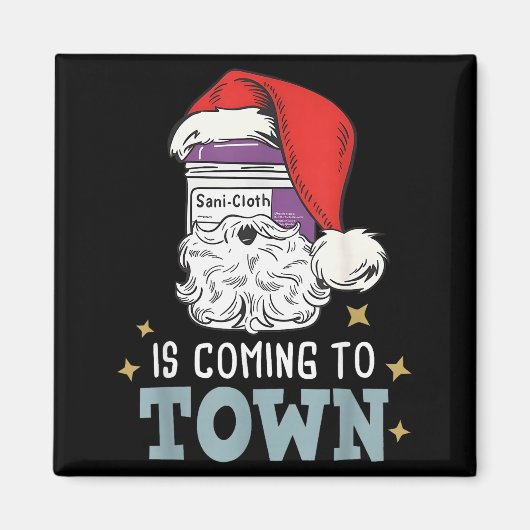 Funny Nurse Christmas Rn Tech Medical Istant Holid Magnet (Vorne)