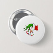 Funny Nurse Christmas Stethoscope Nurses Xmas Ligh Button (Vorne & Hinten)