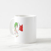 Funny Nurse Christmas Stethoscope Nurses Xmas Ligh Kaffeetasse (Vorderseite Links)