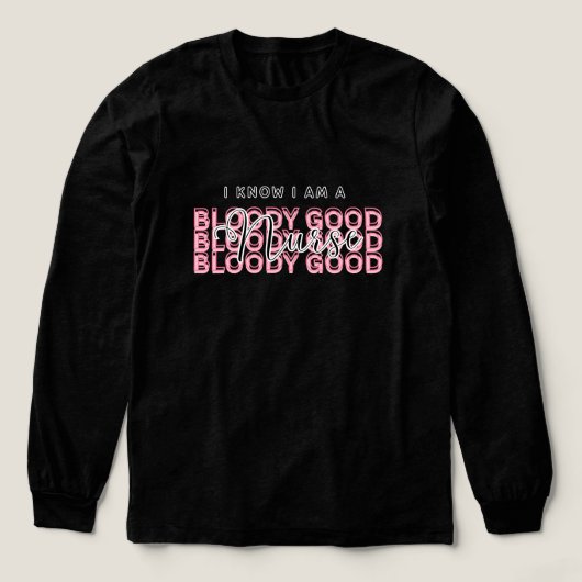 funny nurse graduation gift shirt- best nurse ever Tri-Blend shirt (Design Vorderseite)