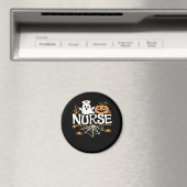 Funny Nurse Halloween Ghost Design Essential T-Shi Magnet (In Situ (Geschirrspüler))