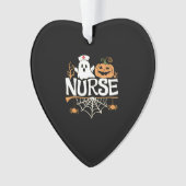 Funny Nurse Halloween Ghost Design Essential T-Shi Ornament (Vorderseite)
