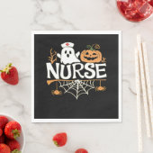 Funny Nurse Halloween Ghost Design Essential T-Shi Serviette (Beispiel)
