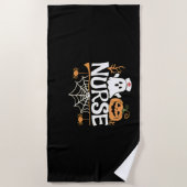 Funny Nurse Halloween Ghost Design Essential T-Shi Strandtuch (Vorderseite)