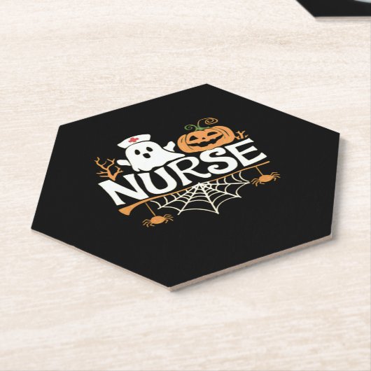Funny Nurse Halloween Ghost Design Essential T-Shi Untersetzer (angewinkelt)