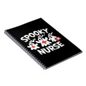 Funny Nurse Halloween Notizblock (Rechte Seite)