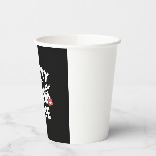 Funny Nurse Halloween Pappbecher (Links)