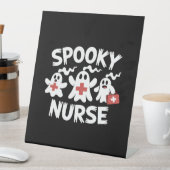 Funny Nurse Halloween Sockelschild (In Situ)