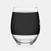 Funny Nurse Halloween Weinglas Ohne Stiel (Rechts)