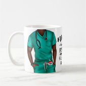 Funny Nurse in Progress Personalisierte Kaffee-Tas Kaffeetasse (Links)